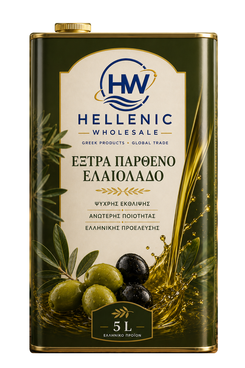 Ελαιόλαδο 5 λίτρων